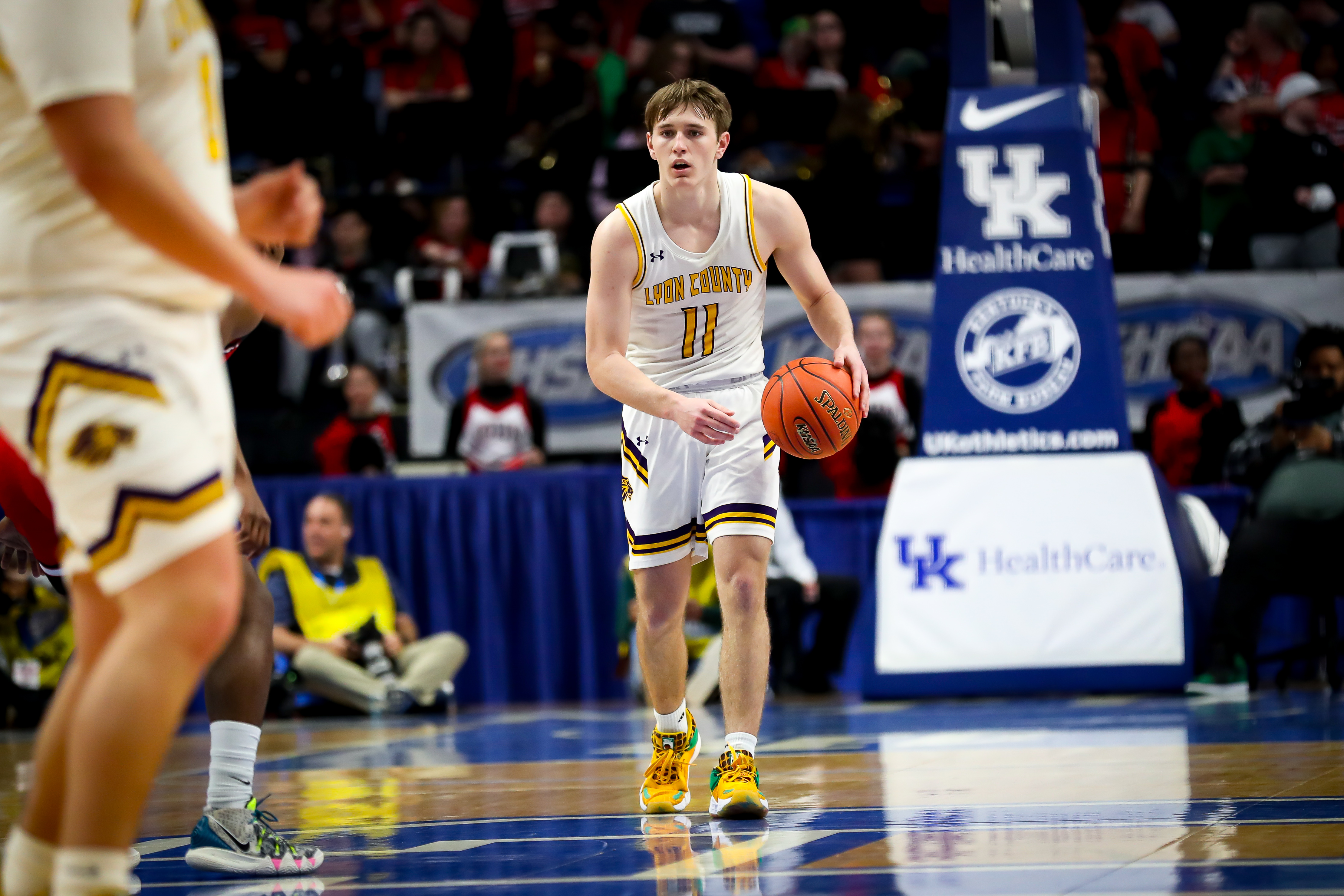 Lyon County's Travis Perry excited to play in old Wayland gym